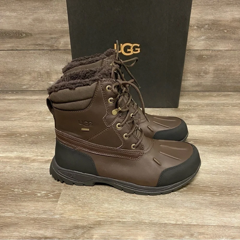 UGG | Felton Waterproof Snow Boots Stout Brown NEW
